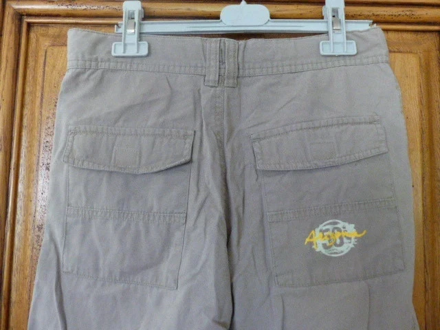 calça bege em sarja – photo 5
